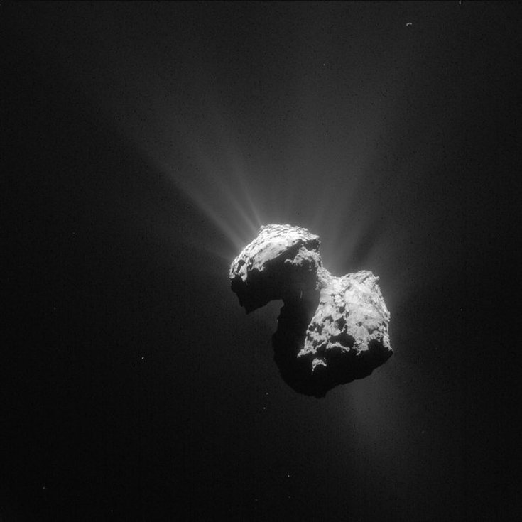 АЦ ОРИОН: Розета сними силна кометна активност