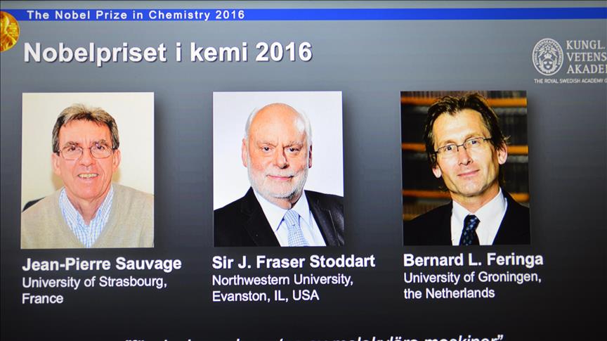 Нобелова награда за хемија, за развој на најмалите машини на светот