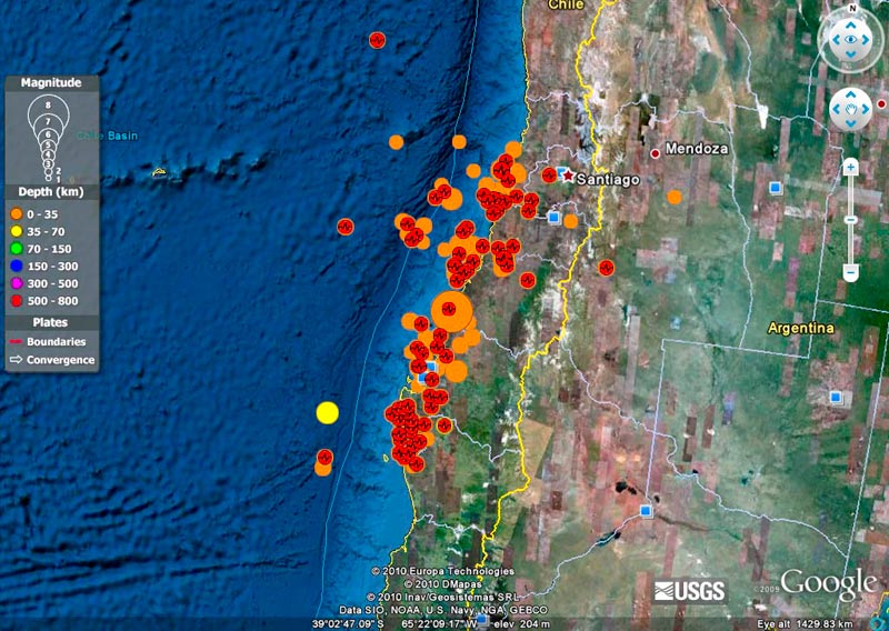 Земјотрес со јачина од 6,4 степени го погоди Чиле