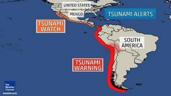 ЧИЛЕ: Земјотрес со јачина од 7,7 степени, предупредување за цунами
