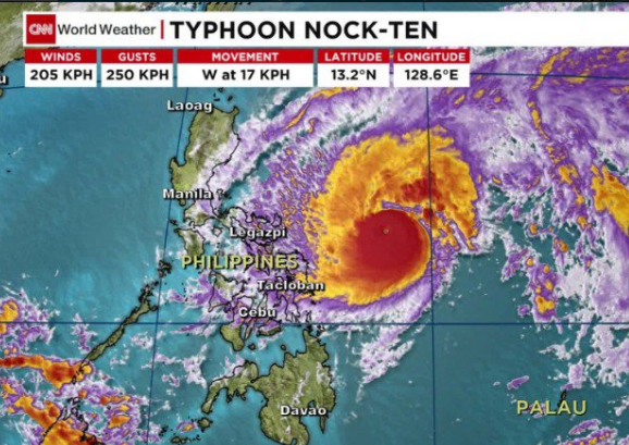 Тајфунот на Филипини усмрти четири лица