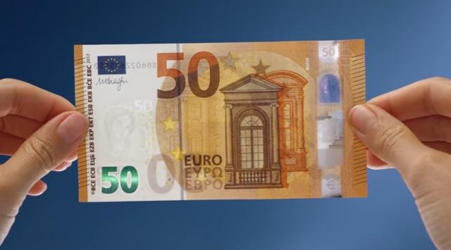 Нова банкнота од 50 евра од 4. април во оптек