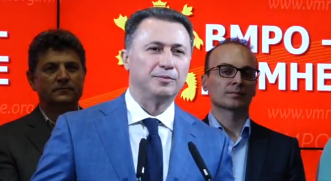 Груевски се закани: Нашата попустливост завршува денеска!