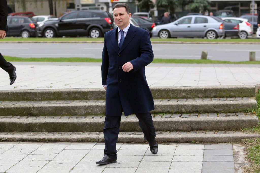Груевски се појави на судењето за „Шамарите во Центар“