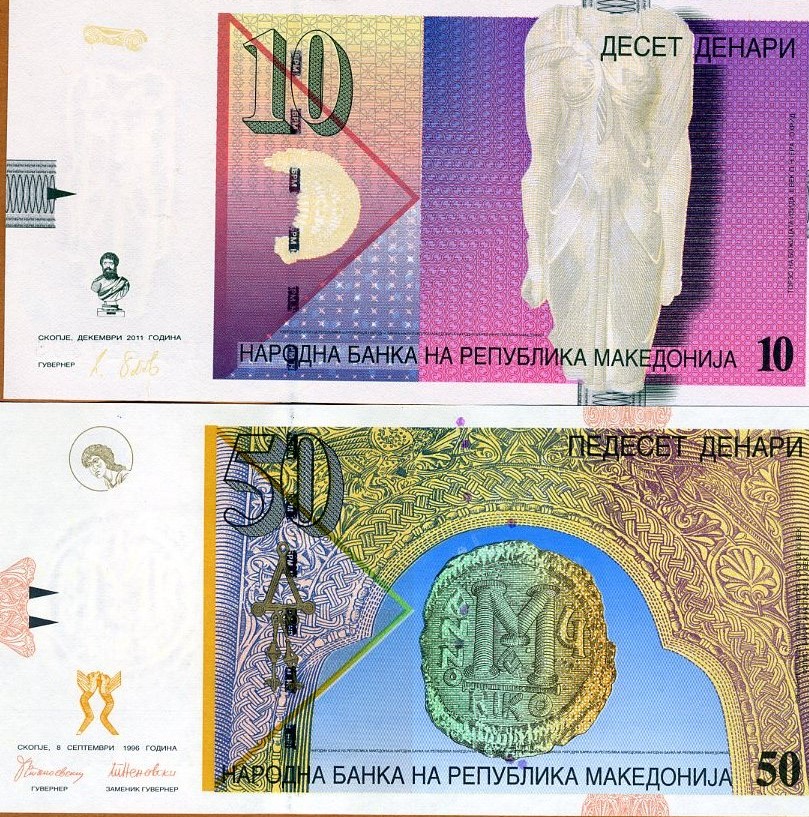 НБРМ: Нови банкноти од 10 и 50 денари во оптек од 15.мај
