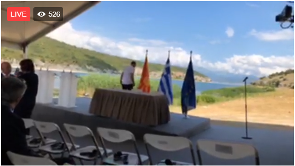 Во живо од Преспа: потпишување на договорот меѓу Македонија и Грција