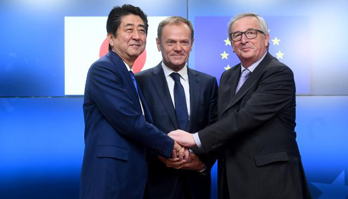 ЕУ и Јапонија потпишаа договор за слободна трговија
