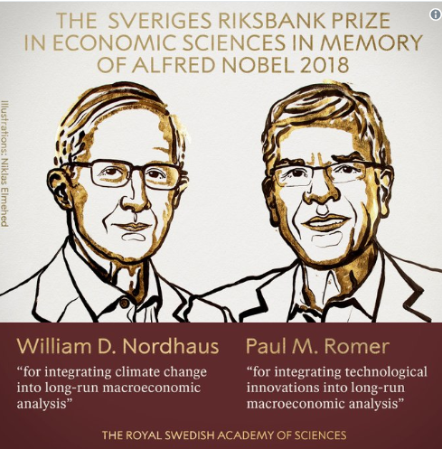 Нобелова награда за економија за проучувањето на одржлив економски раст