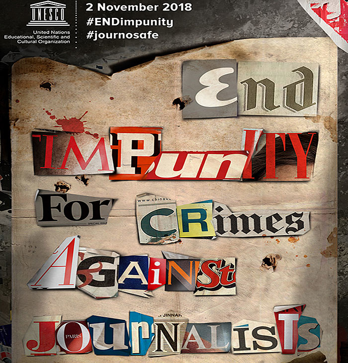 Меѓународен ден за ставање крај на неказнивоста на злосторства врз новинари