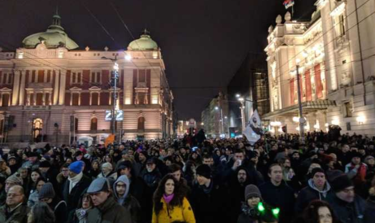 Граѓански протести во Србија – „Еден од пет милиони -почнато е“