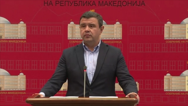 Костадинов: Иницијативата на Мицкоски за распуштање на Собранието е всушност за распуштање на пратеничката група на ВМРО-ДПМНЕ