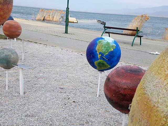 Урбана акција „Сончев систем“ на крајбрежјето на Дојранско Езеро