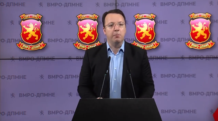 Николовски: Власта има отворено 750 случаи против членови на ВМРО-ДПМНЕ