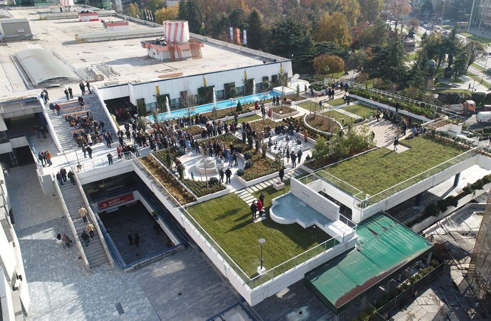 Град Скопје и УНДП го отворија зелениот покрив на ГТЦ