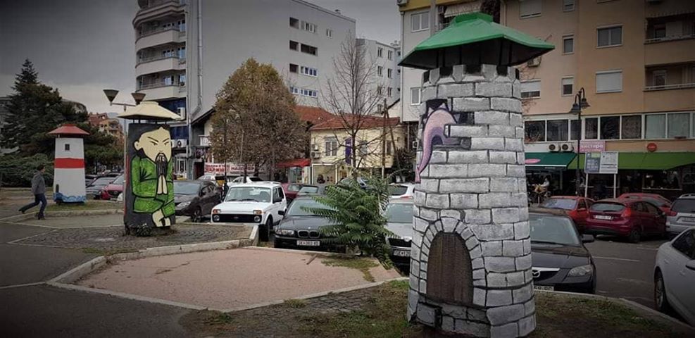 Урбана уметност како честитка за Денот на ослободувањето на Скопје