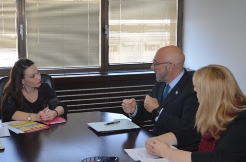 Работна средба на Мизрахи со директорот на Кацеларијата на Светска банка Марко Мантованели
