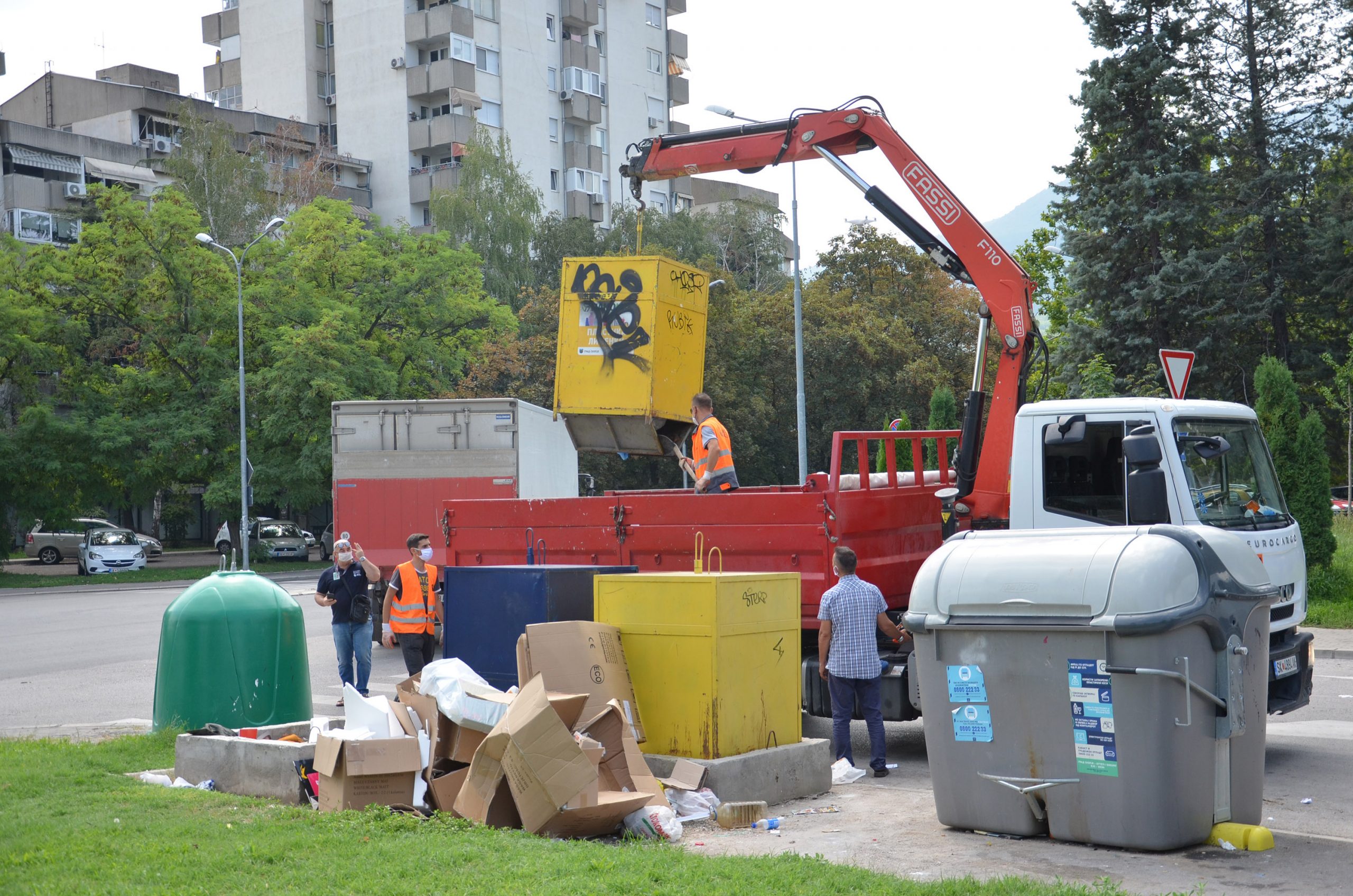Акција за собирање на кабаст отпад во Општина Центар