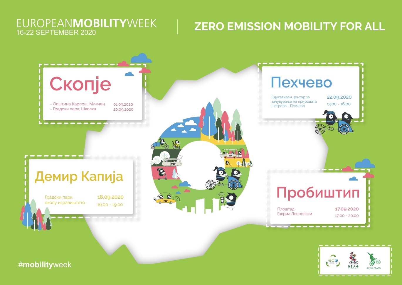 Oдбележување на Европска недела на мобилност со „Вело Училишта“