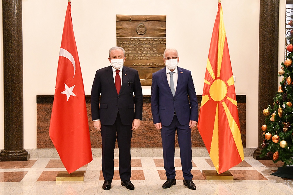 Средба на Џафери со претседателот на собранието на Турција, Шентоп