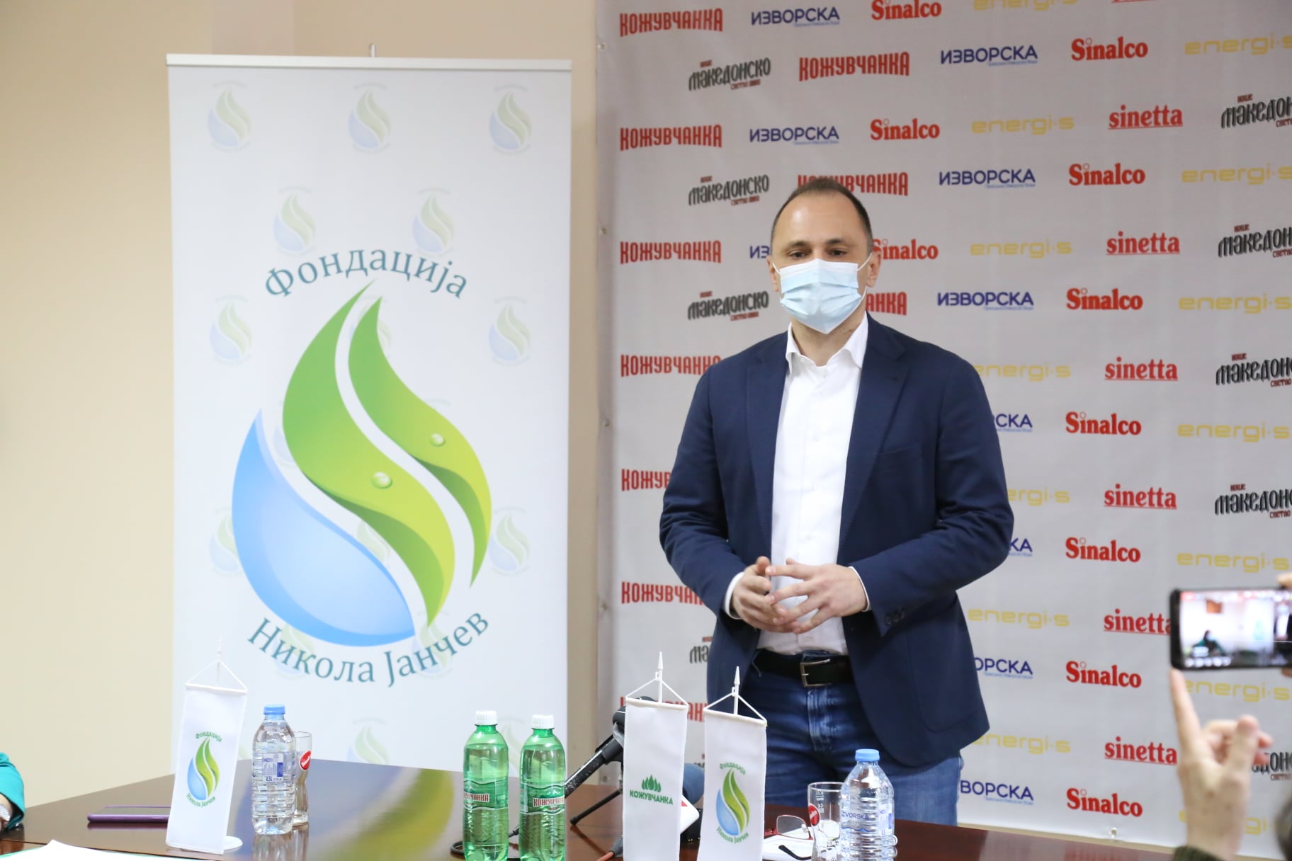 Донација од 1 милион денари за централен довод на кислород во модуларната болница во Кавадарци од Фондацијата „Никола Јанчев“