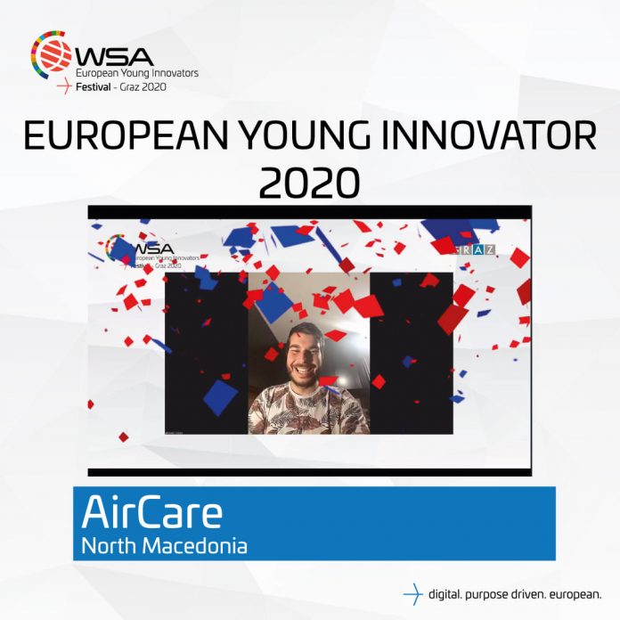 Горјан Јовановски ја доби Европската награда за најдобар млад иноватор 2020