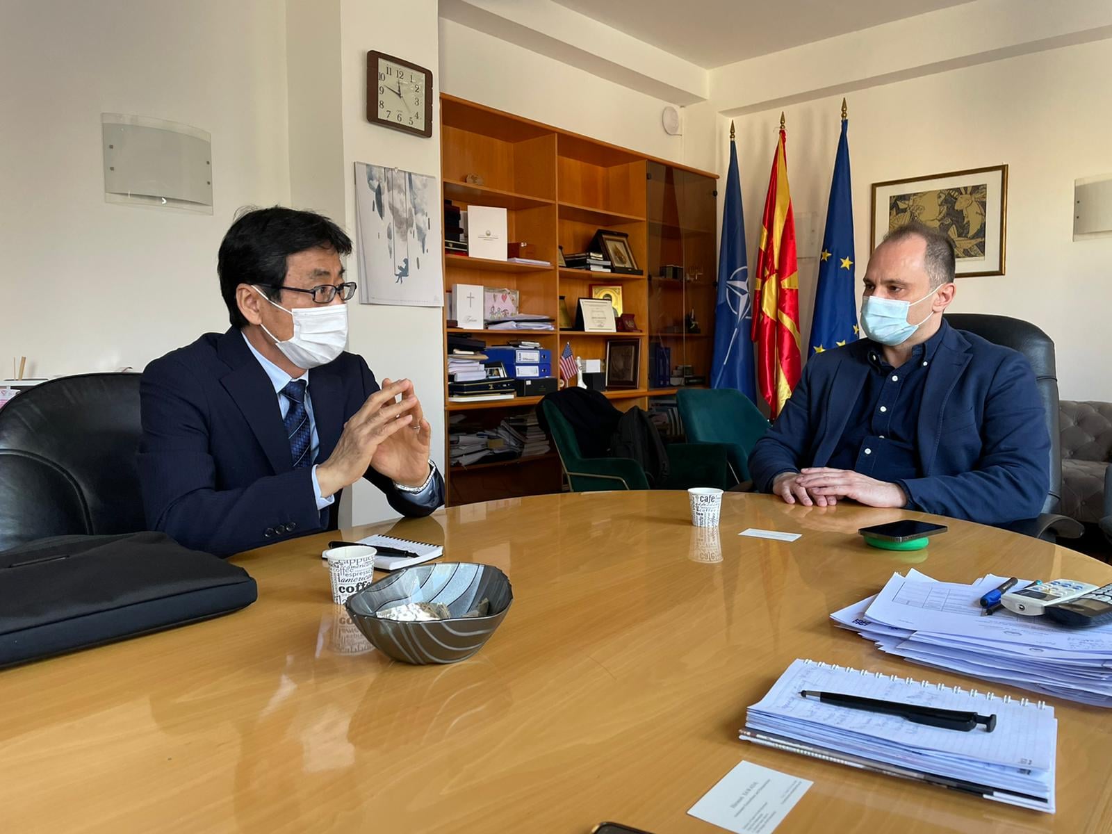 Министерот Филипче се сретна со новоназначениот амбасадор на Јапонија Савада