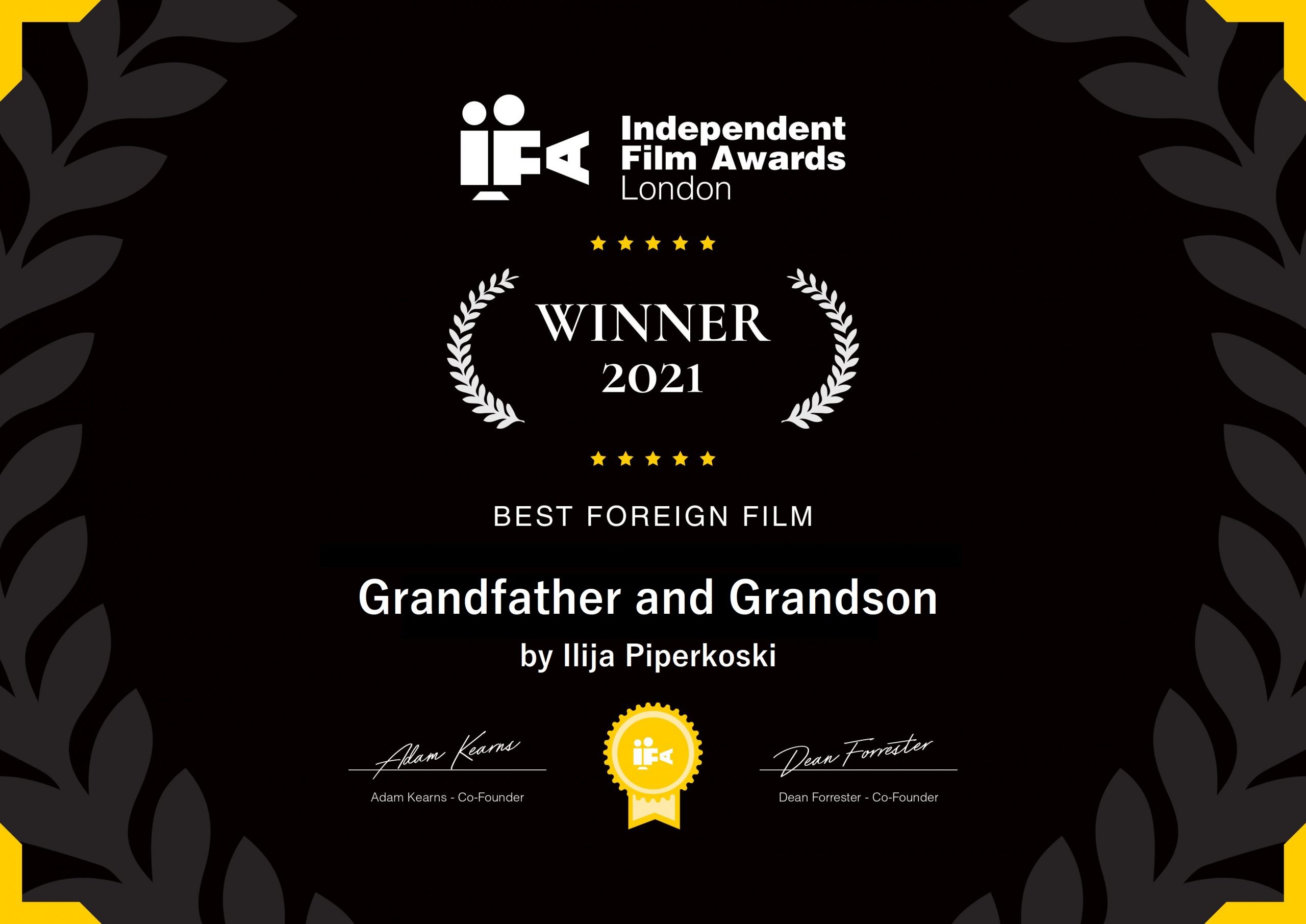 “Дедо и Внук” најдобар странски филм на Independent Film Awards во Лондон