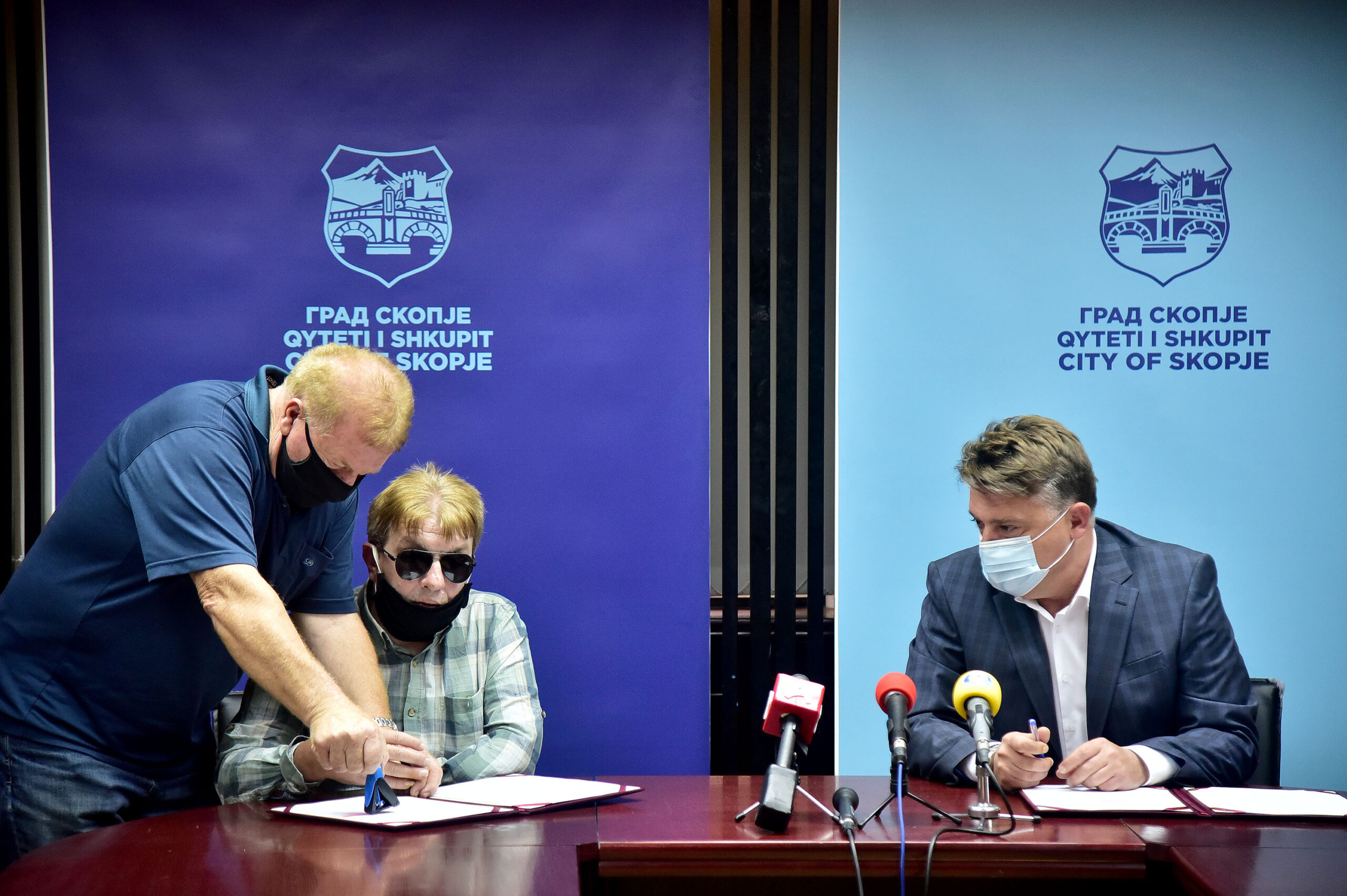 Потпишан Меморандум за соработка меѓу Град Скопје и Националниот Сојуз на слепите