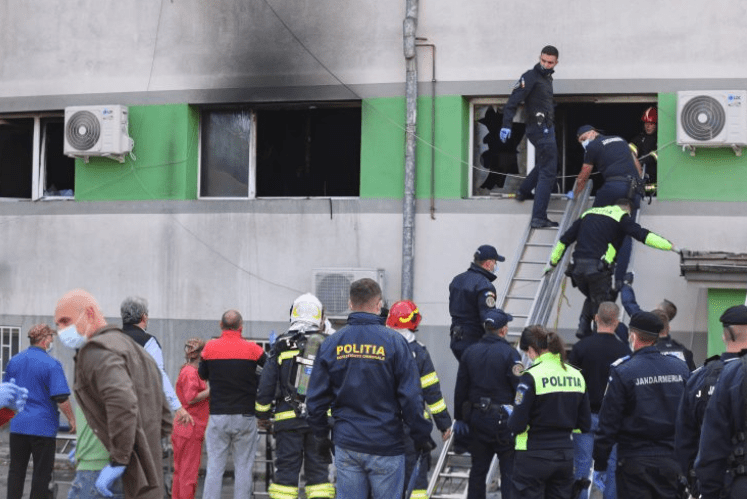 Пожар во Ковид болница во Романија