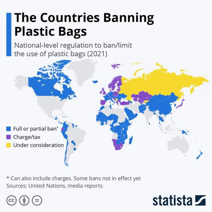 Појаснување за забраната за употреба на пластични кеси