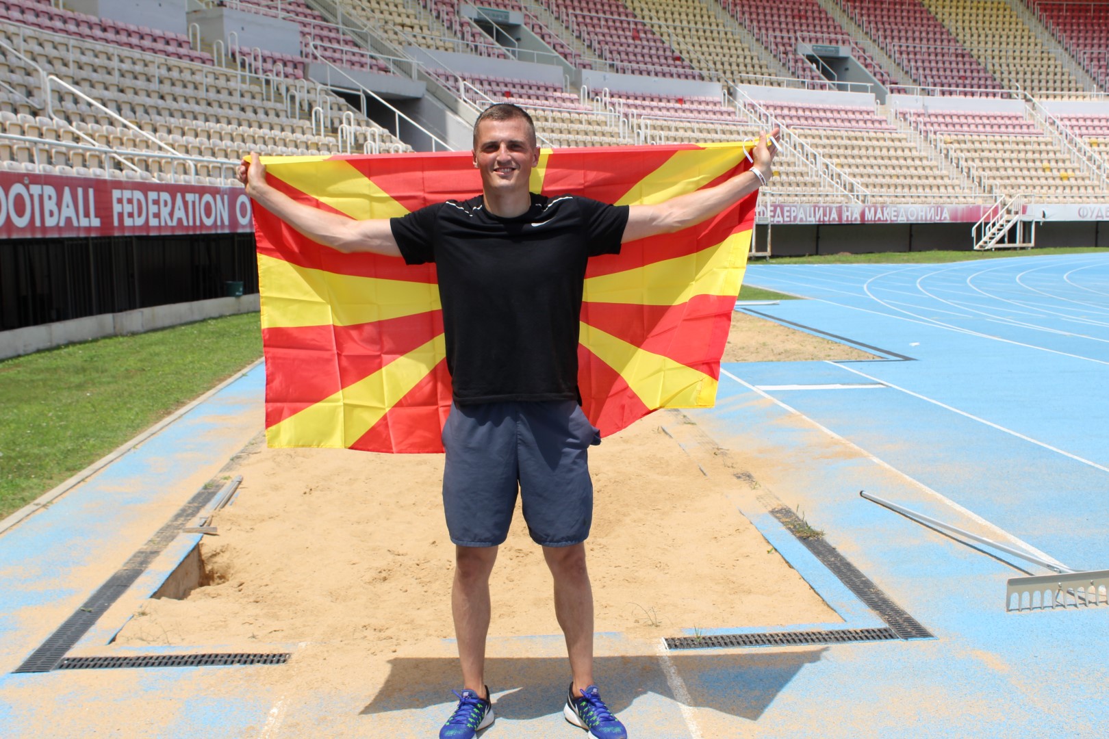 Македонскиот атлетичар Андреас Трајковски постави нов национален рекорд во скок во далечина