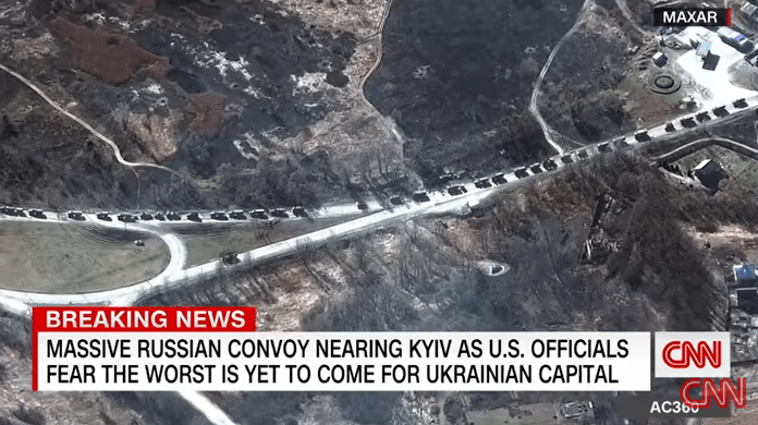 Се подготвува напад на Киев – руски конвој долг 64 километри се движи кон градот