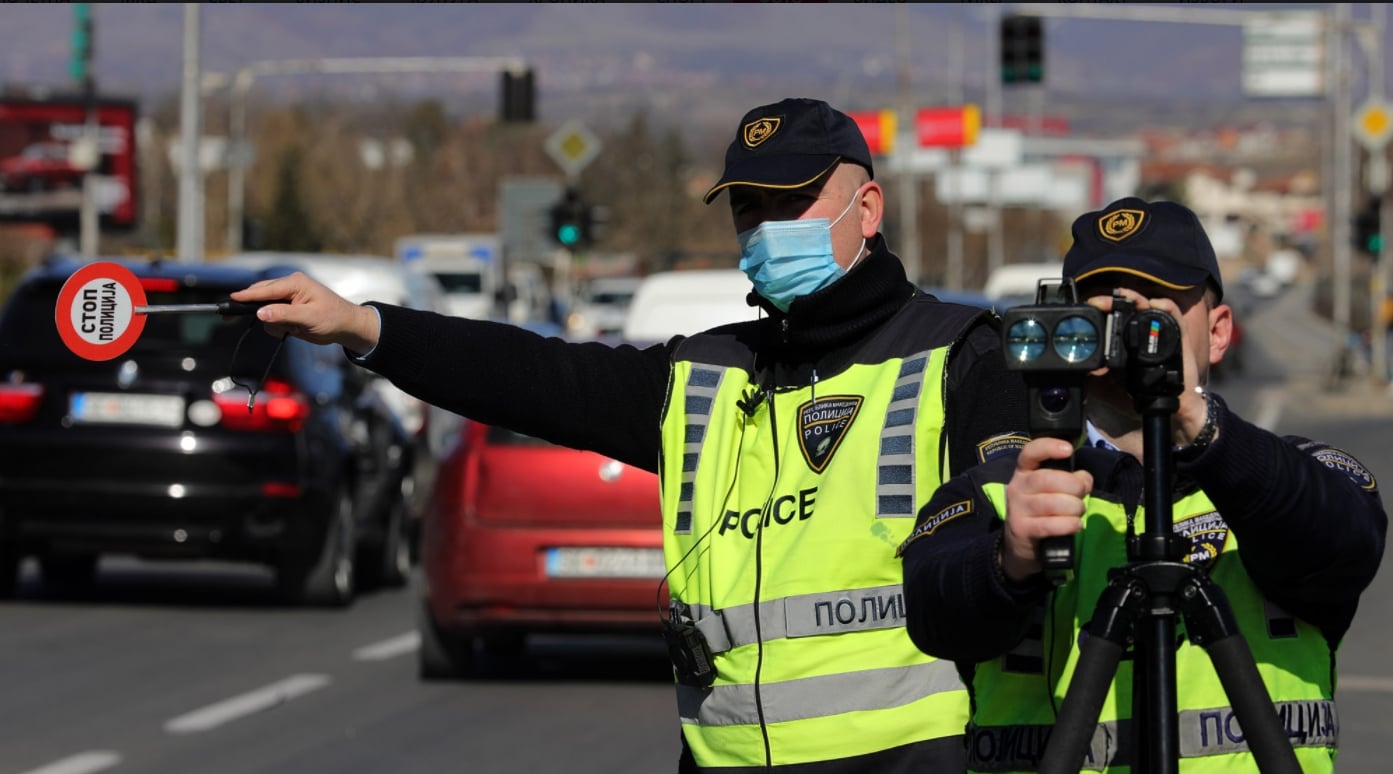 279 сообраќајни прекршоци во Скопје, 50 за брзо возење