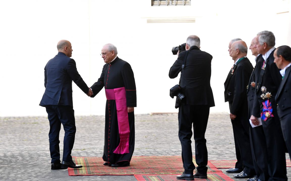 Ковачевски на средбата со Папата Франциск во Ватикан