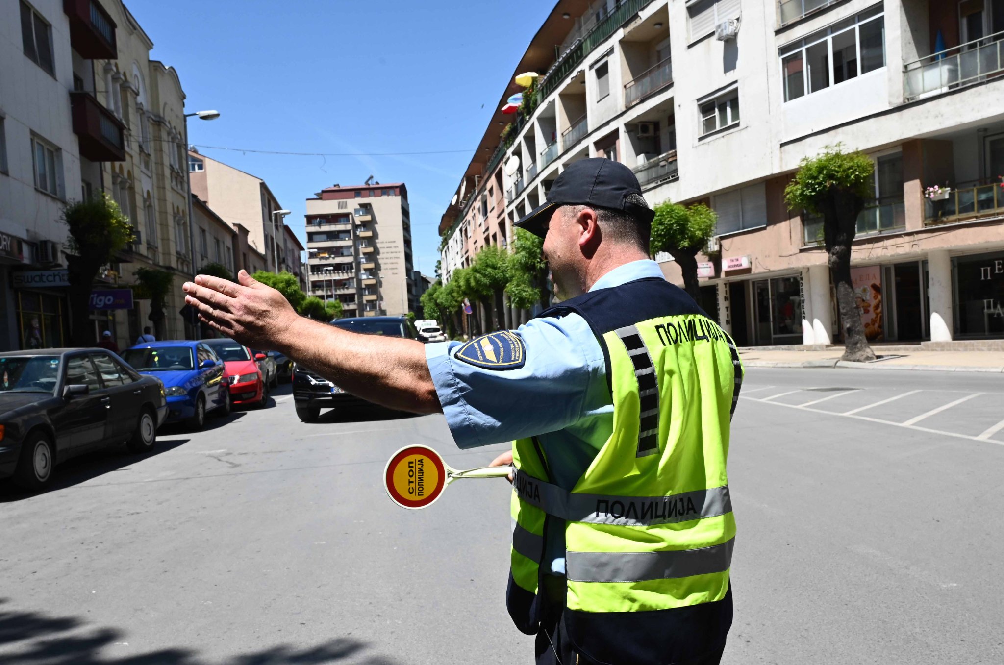 Приватните превозници на протест – посебен режим на сообраќај во Скопје