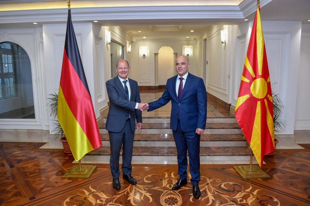 Ковачевски – Шолц: Јасната одлука за почеток на преговорите за Северна Македонија, е од стратешко значење за ЕУ