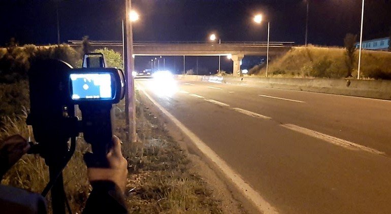 Со ноќен радар санкционирани 116 возачи за брзо возење на низ цела држава