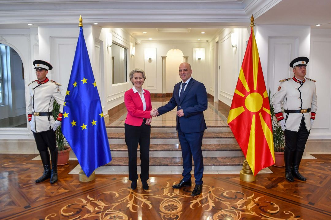 Ковачевски – Фон дер Лајен: Македонскиот јазик и идентитет во ЕУ се заштитени