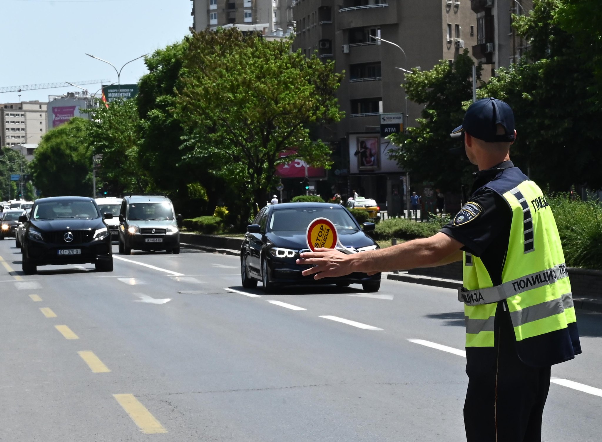 Санкционирани 167 возачи во Скопје, 53 за брзо возење