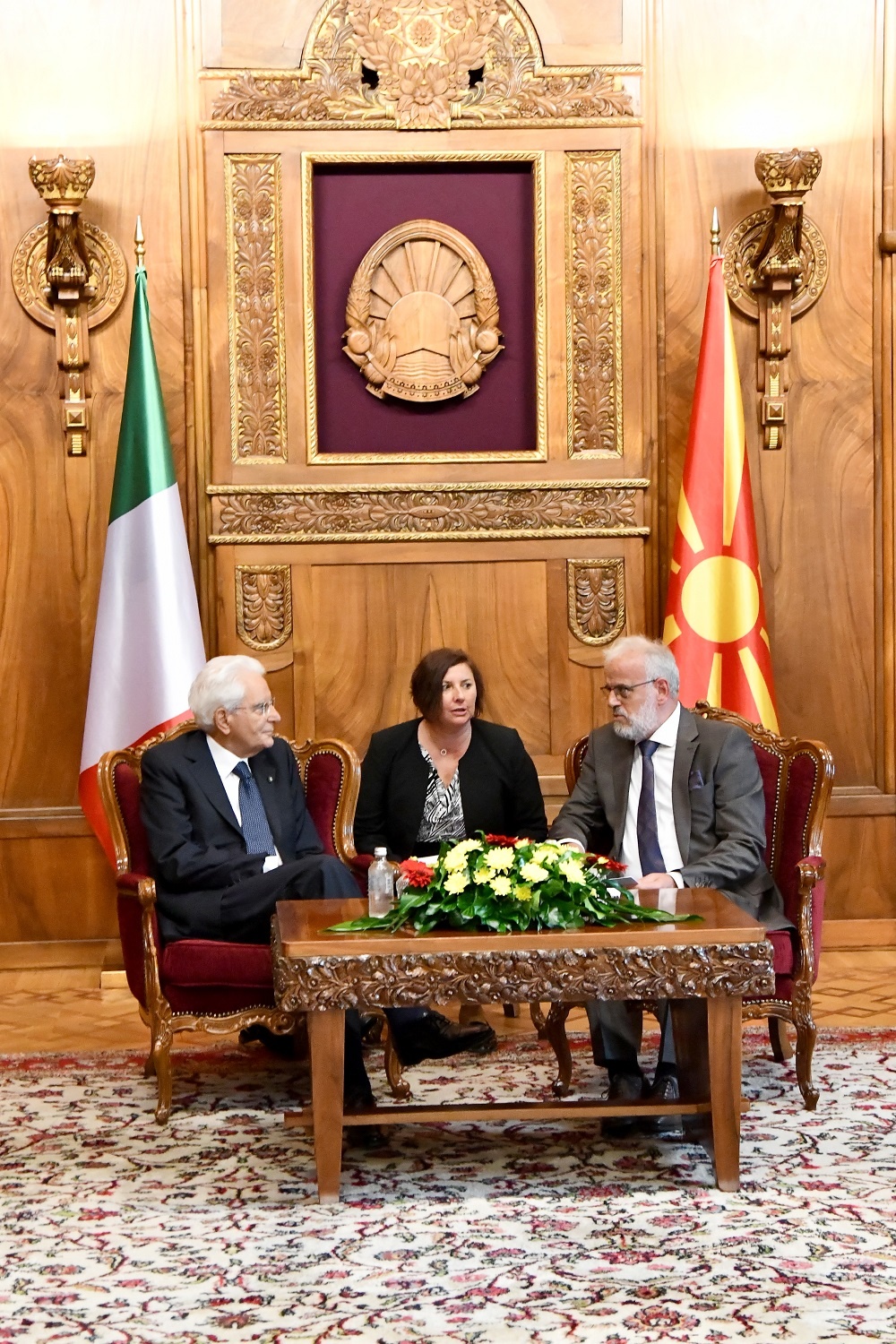 Џафери со италијанскиот претседател Матарела