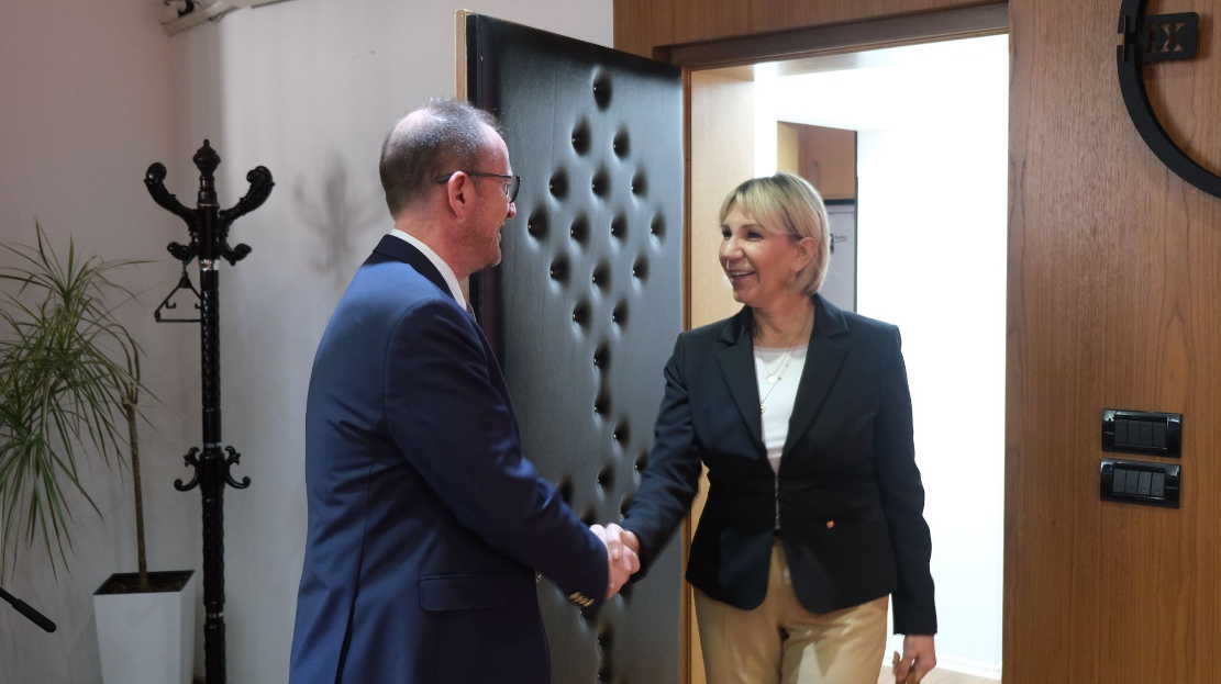 Таравари се сретна со амбасадорката на Хрватска, Нивес Тигањ