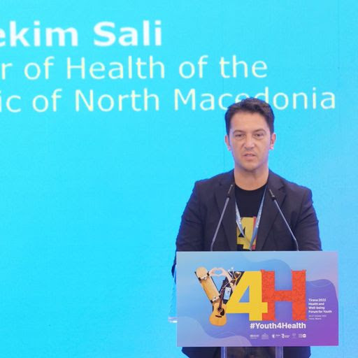 Министерот Сали на форум во Тирана посветен на здравјето и добросостојбата на младите од Западен Балкан