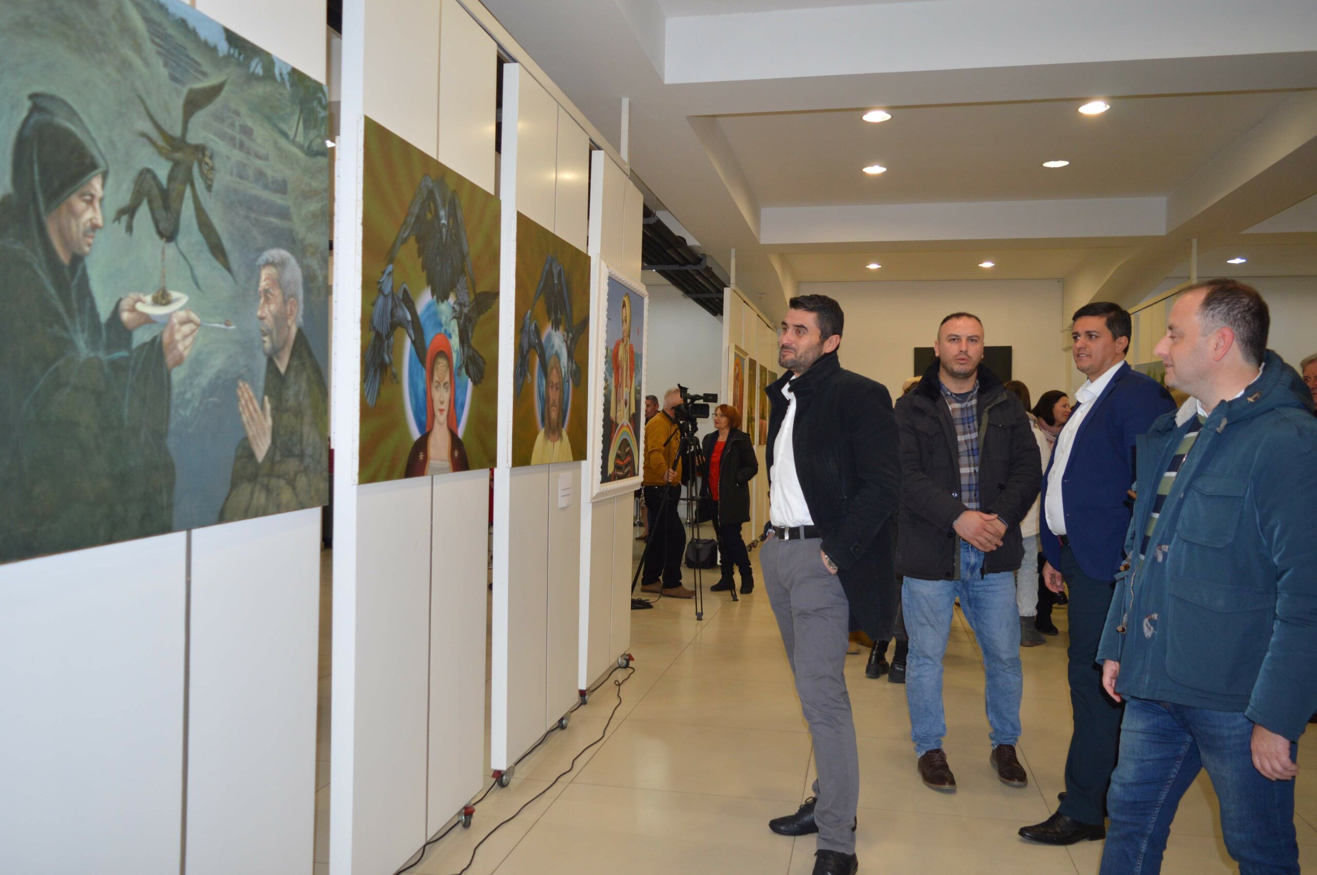 Отворена ликовната изложба “Патување” на Новица Трајковски во општина Илинден