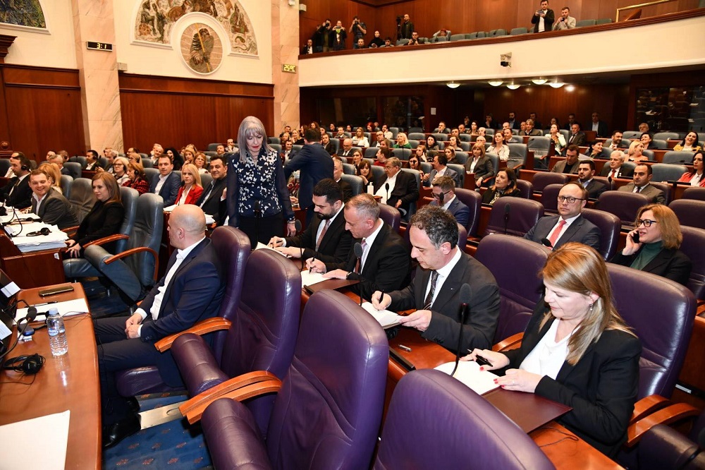 Собранието избра нови министри во четири ресори на Владата