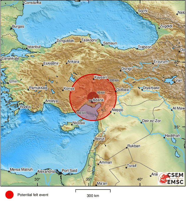 Нов земјотрес утрово ја погоди Турција