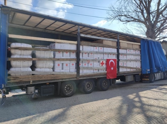 Црвениот крст ја испрати првата хуманитарна помош за Турција и Сирија