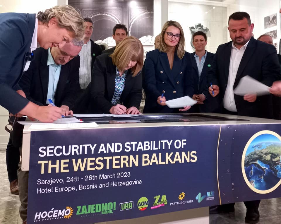 Зелените партии од Западен Балкан потпишаа Декларација за заедничка соработка