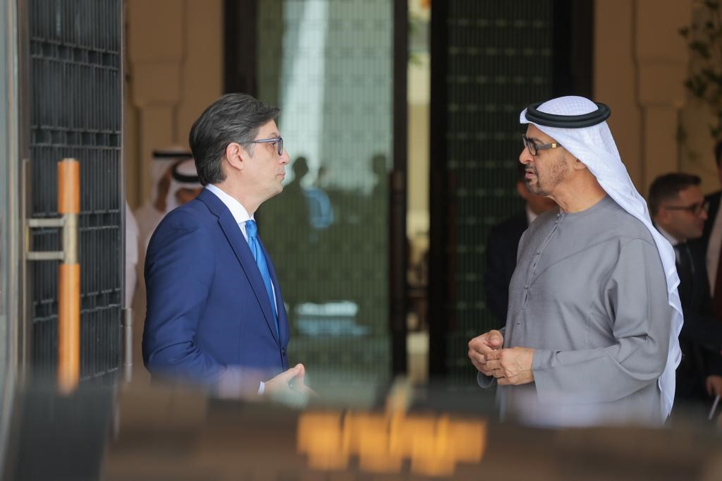 Средба на Пендаровски со претседателот на ОАЕ, Шеик Мохамед бин Зајед бин Ал Нахјан
