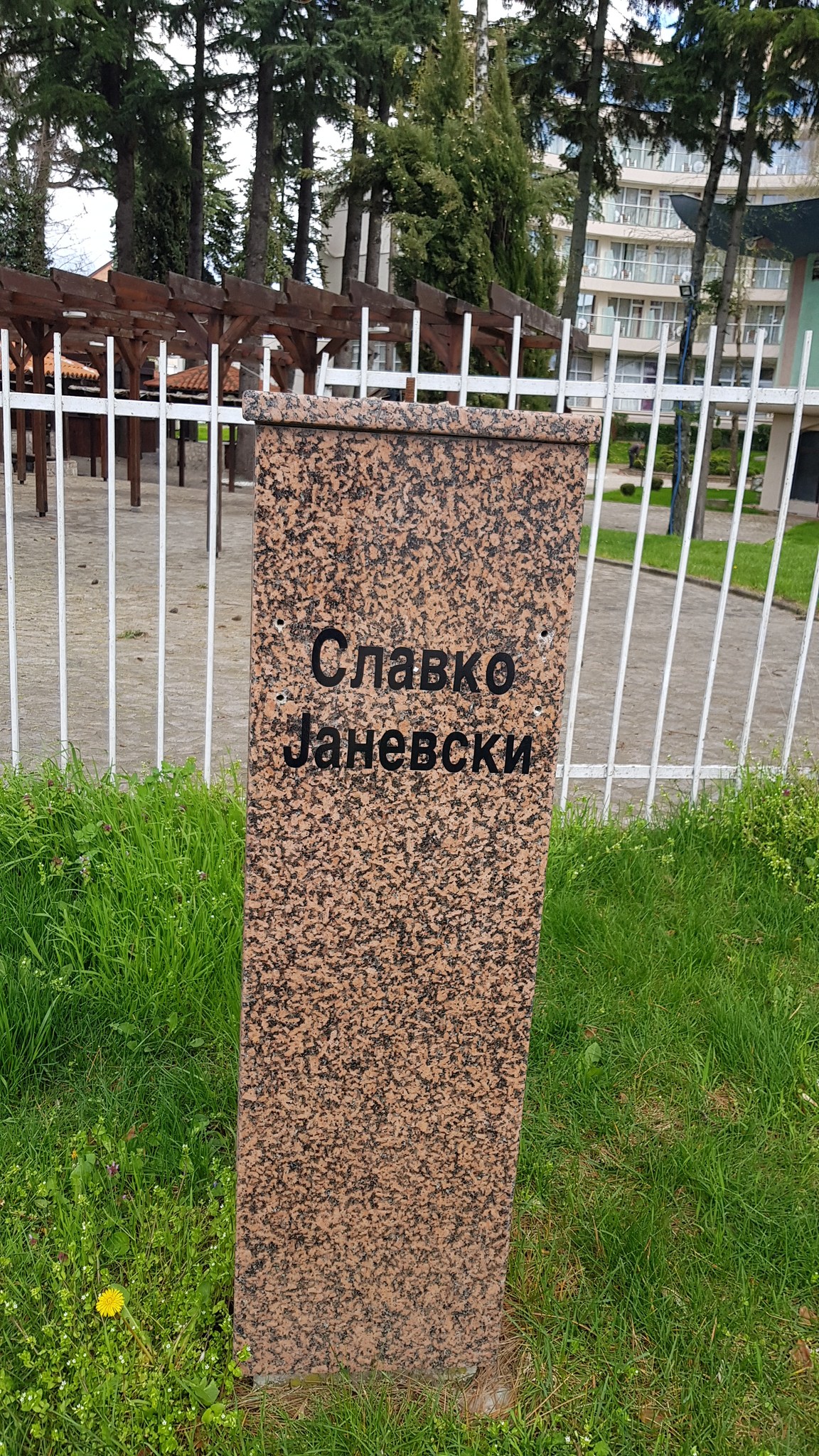 Украдена бистата на поетот Славко Јаневски во Струга