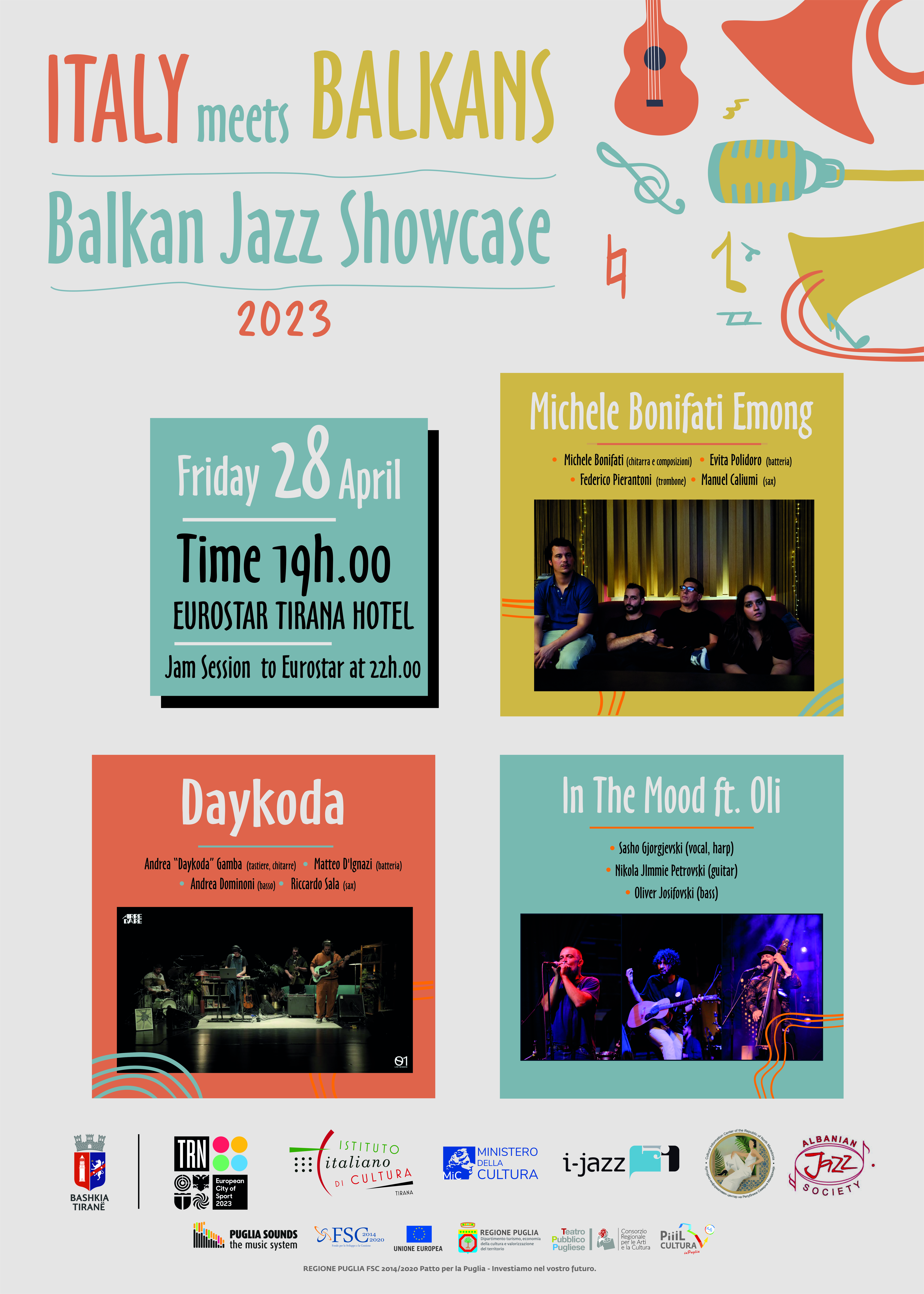 Извонреден настап на “In the mood” на “Tirana jazz festival”